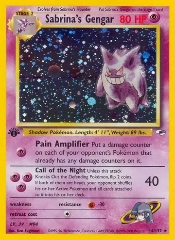 Sabrina's Gengar 14 $517.15