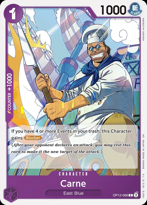 Legacy of the Master 영어판 Carne OP12-066 카드 앞면