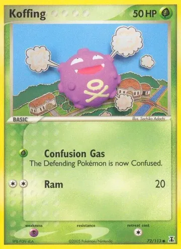 Koffing 72 $3.07