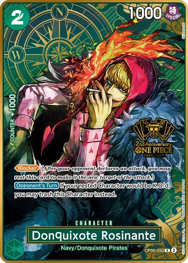 Awakening of the New Era 英語版 Donquixote Rosinante OP05-030 · パラレル 2 カード表面