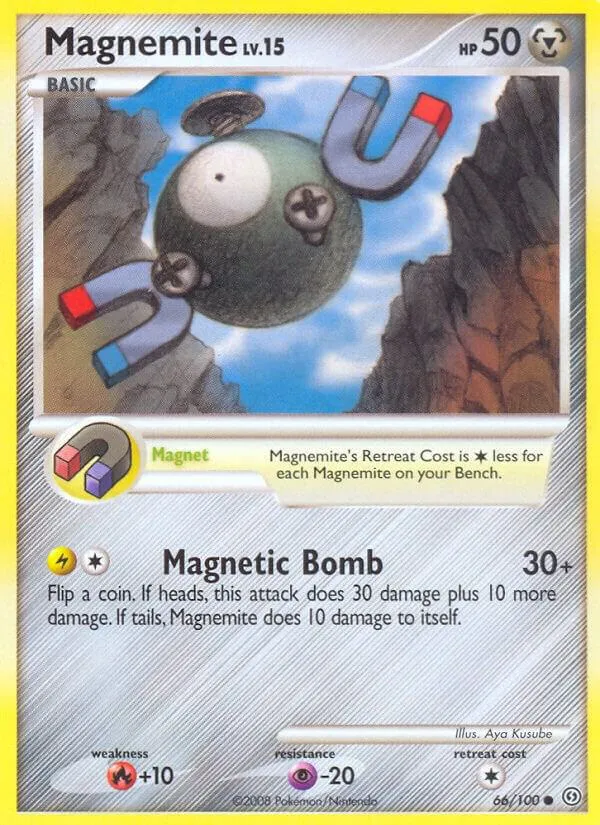 Diamond & Pearl—Stormfront 英語版 Magnemite 66 カード表面