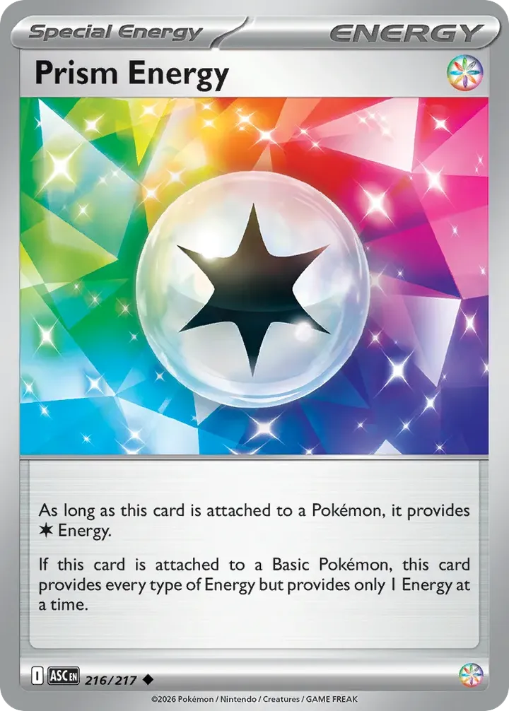 Mega Evolution—Ascended Heroes 英語版 Prism Energy 216 カード表面