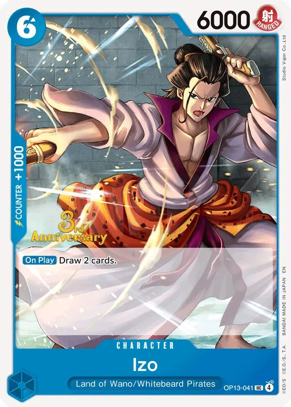 Front of Izo OP13-041 · Anniversary, Carrying on His Will English