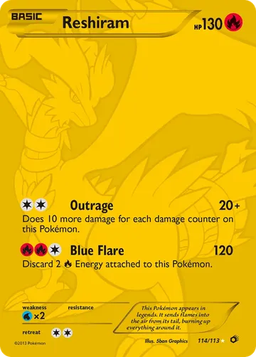 Reshiram 114 $347.37