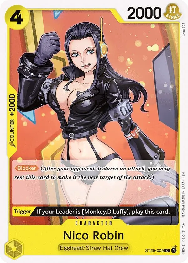 Egghead 영어판 Nico Robin ST29-009 카드 앞면