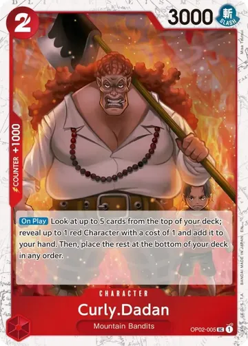 Curly.Dadan OP02-005 · Reprint · Pirate $0.12