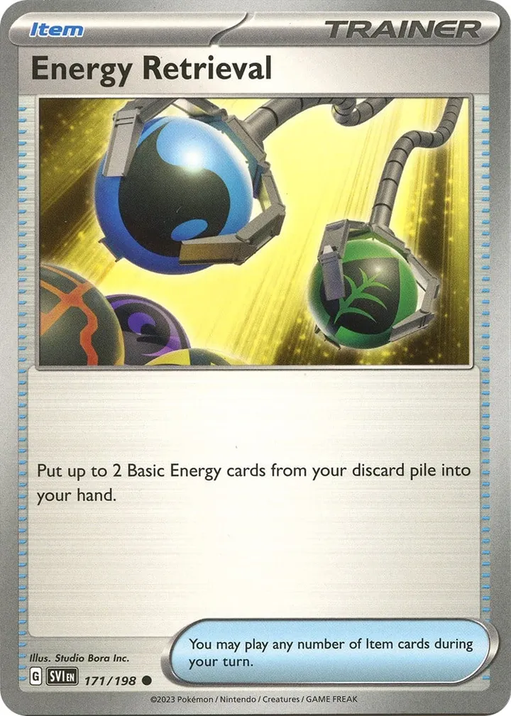 Front of Energy Retrieval 171, Scarlet & Violet English