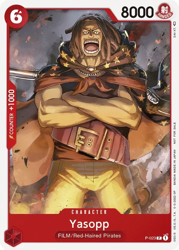 Promotion Cards 영어판 Yasopp P-023 카드 앞면