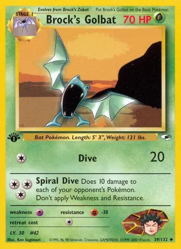 Brock's Golbat 39 $2.68
