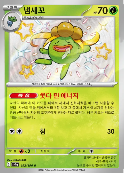 Front of 냄새꼬 192, 샤이니트레저 ex Korean