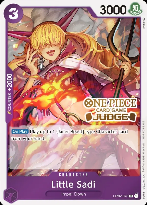Paramount War 英語版 Little Sadi OP02-073 · ジャッジパック カード表面