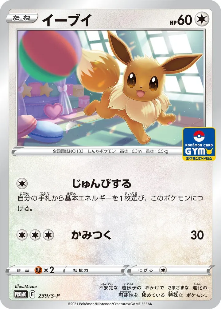 Front of Eevee 239, S-Pプロモーションカード Japanese