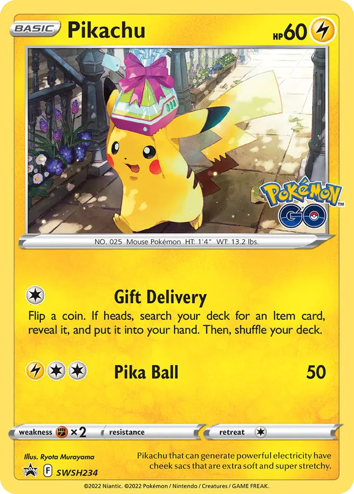 SWSH Black Star Promos 英語版 Pikachu SWSH234 カード表面