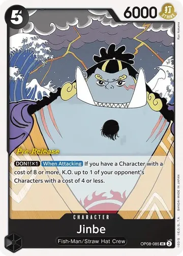 Jinbe OP08-085 · Pre-Release $8.40