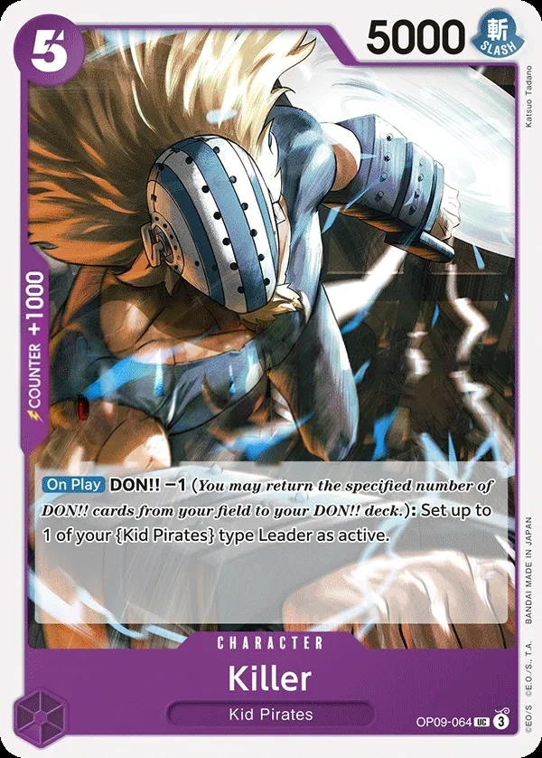 Emperors in the New World 영어판 Killer OP09-064 카드 앞면
