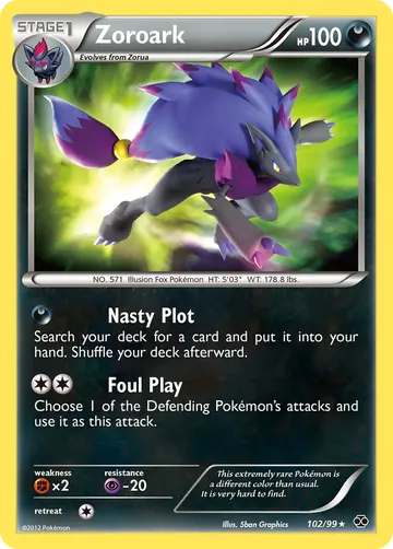 Zoroark 102 $399.99