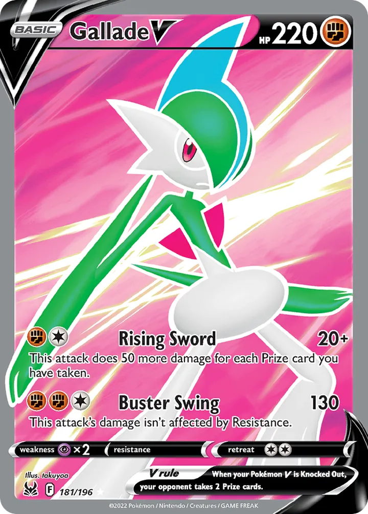 Sword & Shield—Lost Origin 英語版 Gallade V 181 カード表面