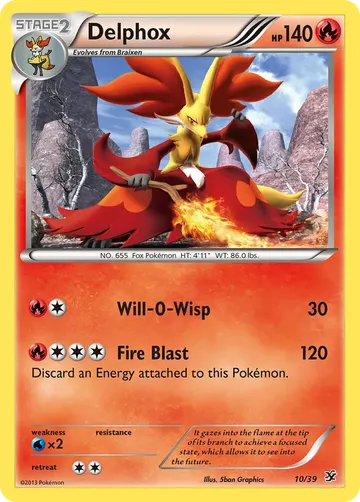 Delphox 10 $1.10