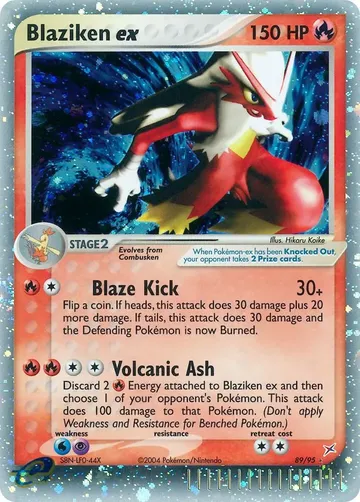 Blaziken ex 89 $244.99