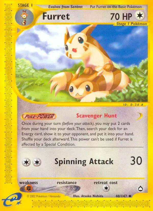 Front of Furret 48, Aquapolis English