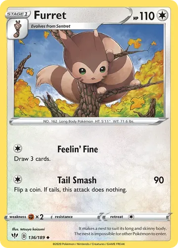 Furret 136 $0.28
