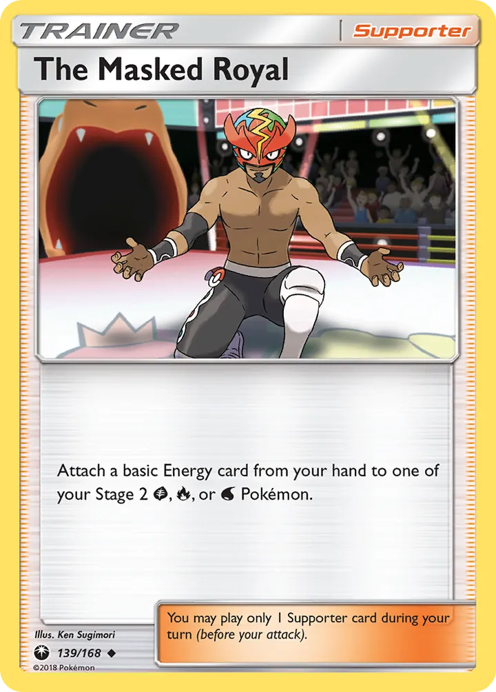 Sun & Moon—Celestial Storm 영어판 The Masked Royal 139 카드 앞면