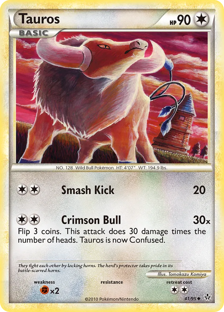 HS—Unleashed 영어판 Tauros 41 카드 앞면