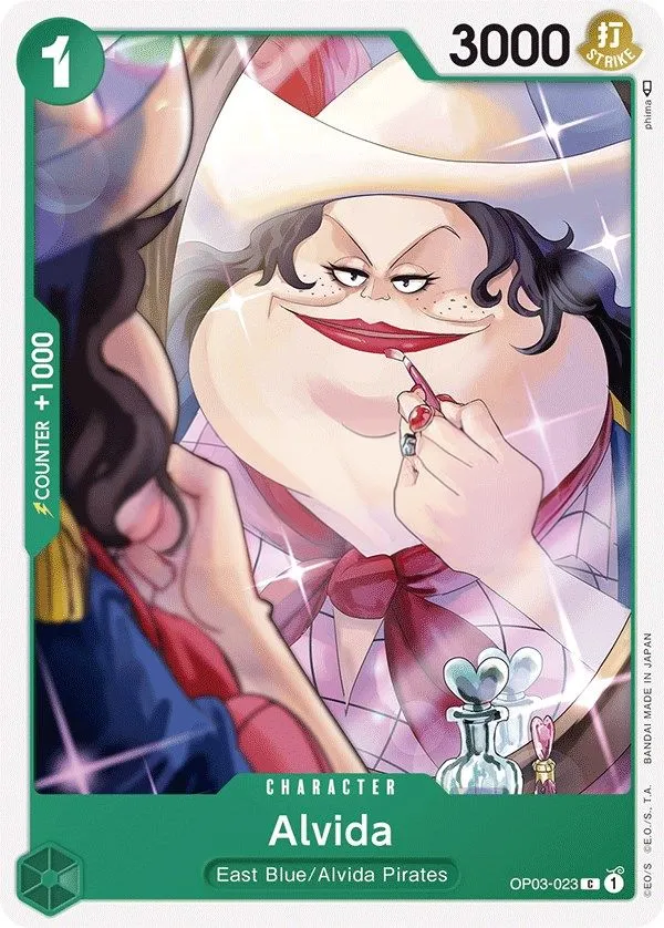 Pillars of Strength 영어판 Alvida OP03-023 카드 앞면
