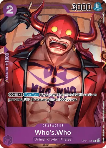 Who's.Who OP01-109 · Parallel $2.73