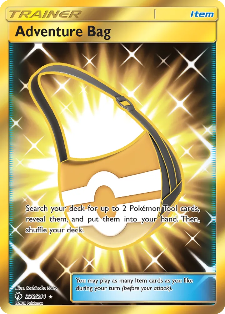 Sun & Moon—Lost Thunder 영어판 Adventure Bag 228 카드 앞면