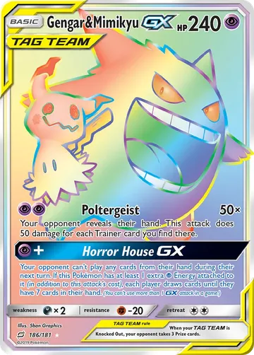 Gengar & Mimikyu GX 186 $561.22