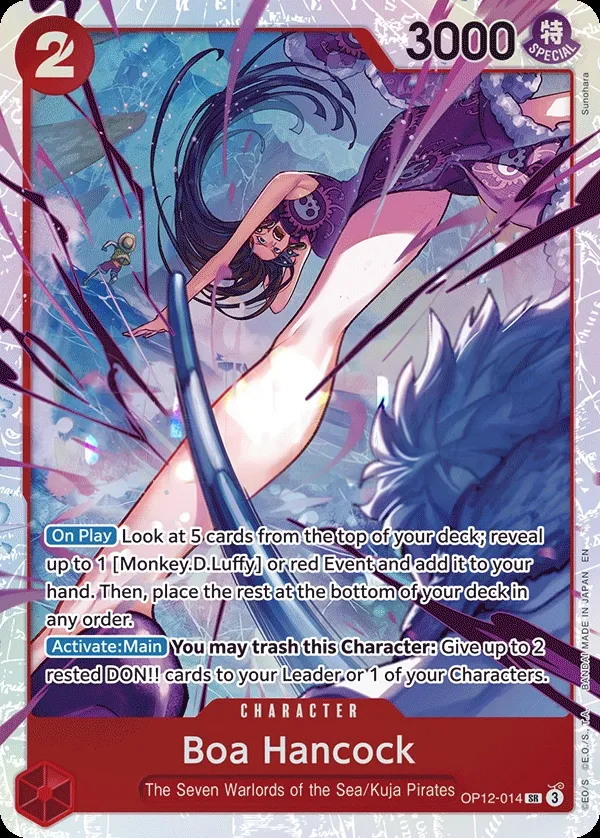 Legacy of the Master 英語版 Boa Hancock OP12-014 カード表面
