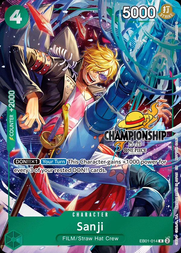 Memorial Collection 英語版 Sanji EB01-014 · パラレル カード表面