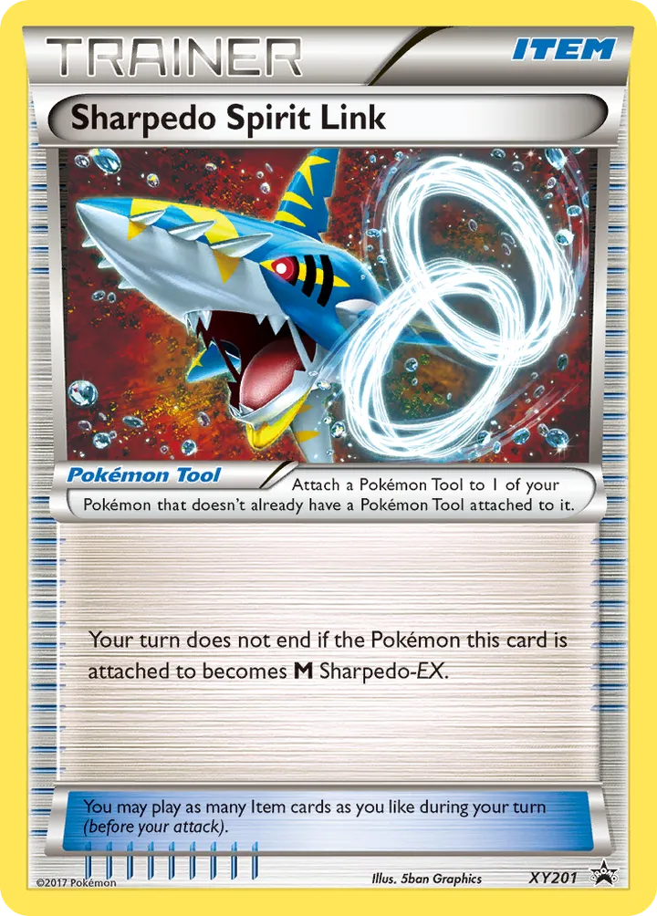 XY Black Star Promos 영어판 Sharpedo Spirit Link XY201 카드 앞면