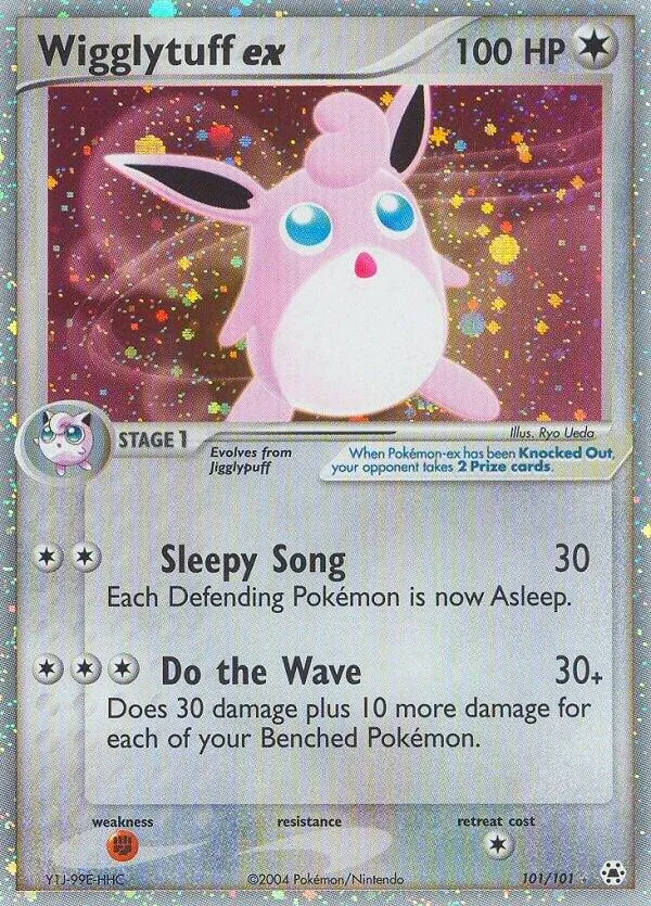 Front of Wigglytuff ex 101, EX Hidden Legends English