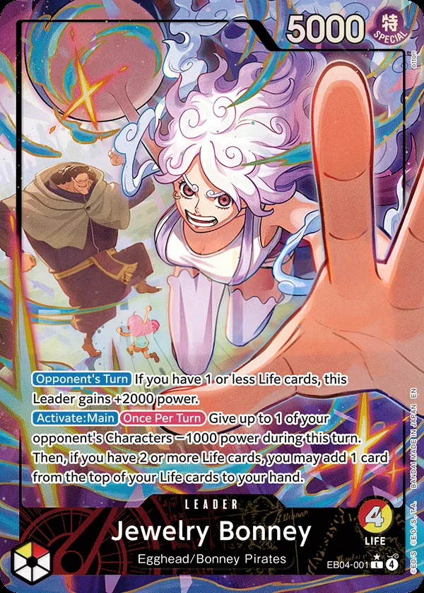 Egghead Crisis 英語版 Jewelry Bonney EB04-001 · パラレル カード表面