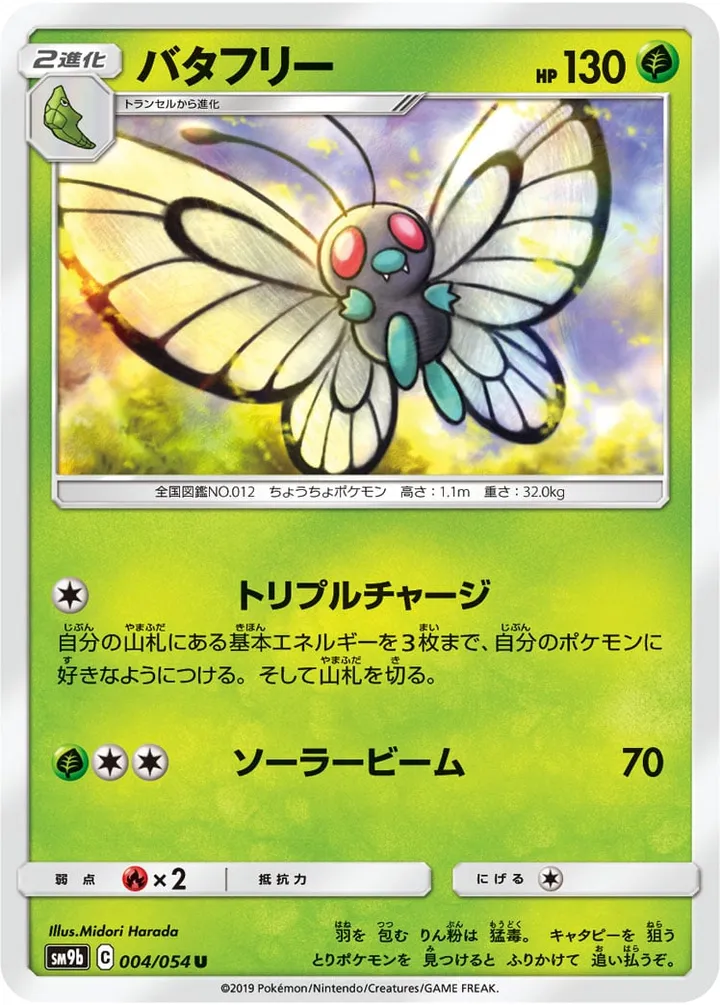 Front of Butterfree 4, フルメタルウォール Japanese
