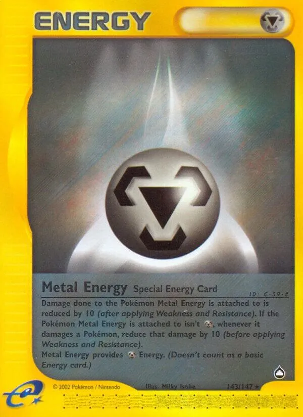 Aquapolis 英語版 Metal Energy 143 カード表面