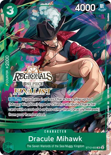 Dracule Mihawk ST12-003 · Regional Finalist $73.05