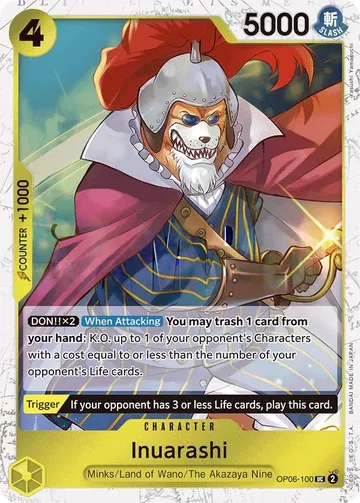 Inuarashi OP06-100 · パラレル 2 ¥343