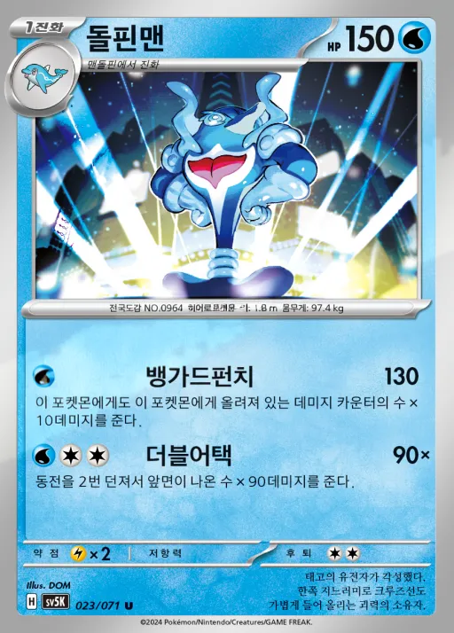 Front of 돌핀맨 23, 와일드포스 Korean