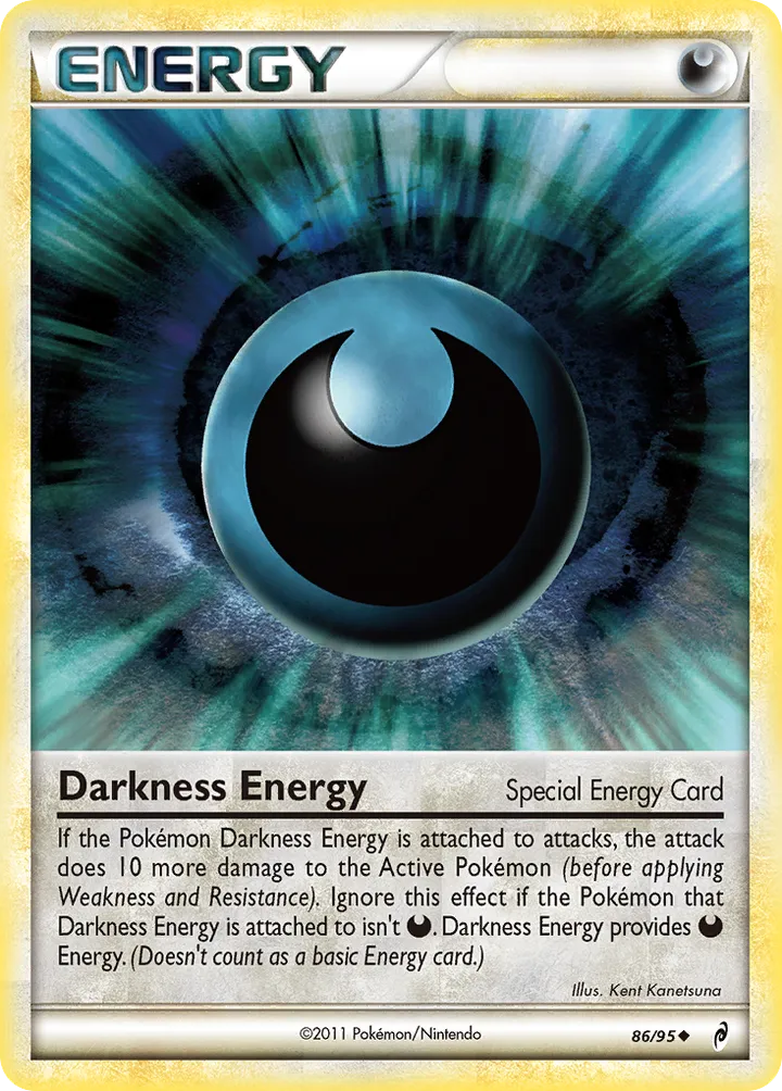 Pokémon TCG: Call of Legends 영어판 Darkness Energy 86 카드 앞면