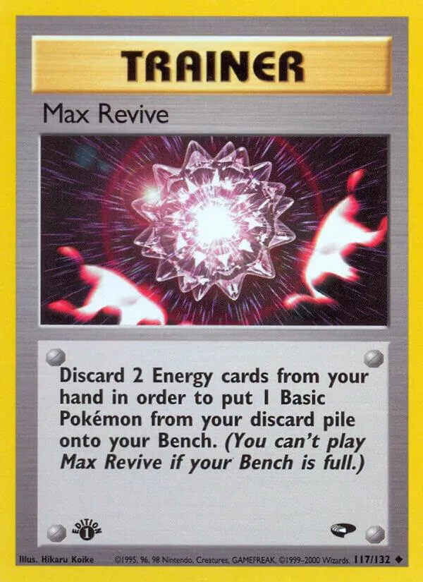 Front of Max Revive 117, Gym Challenge English