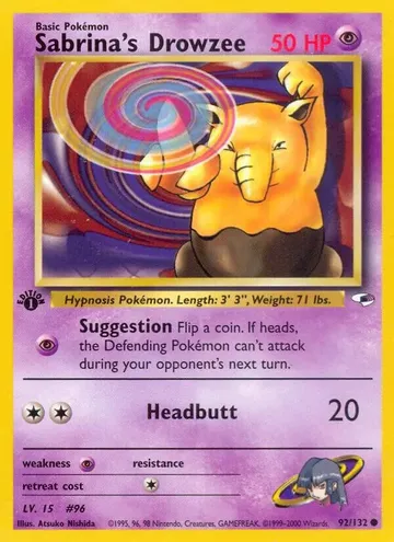 Sabrina's Drowzee 92 $1.63