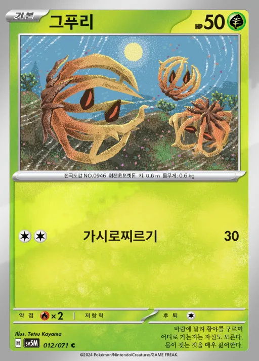 Front of 그푸리 12, 사이버저지 Korean