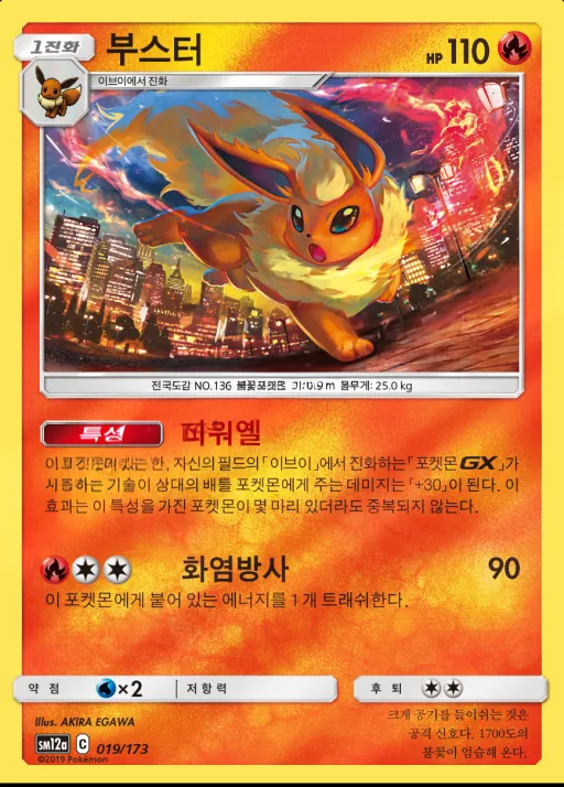 TAG TEAM GX 태그올스타즈 韓国語版 부스터 19 カード表面