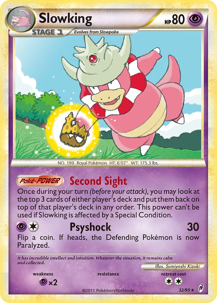 Pokémon TCG: Call of Legends 英語版 Slowking 32 カード表面