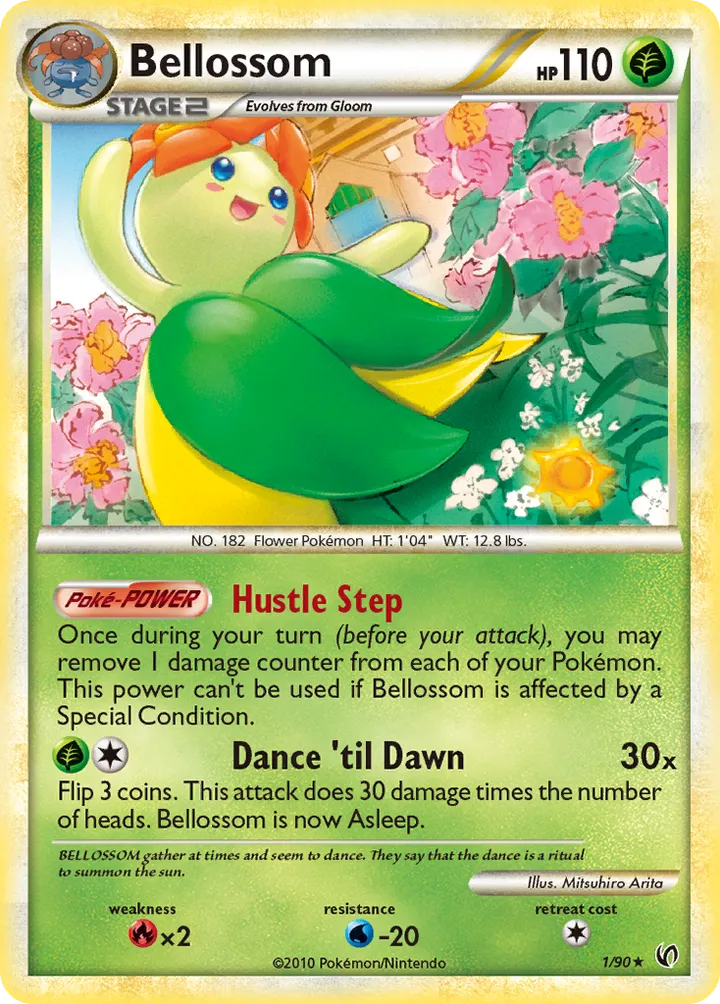 HS—Undaunted 英語版 Bellossom 1 カード表面