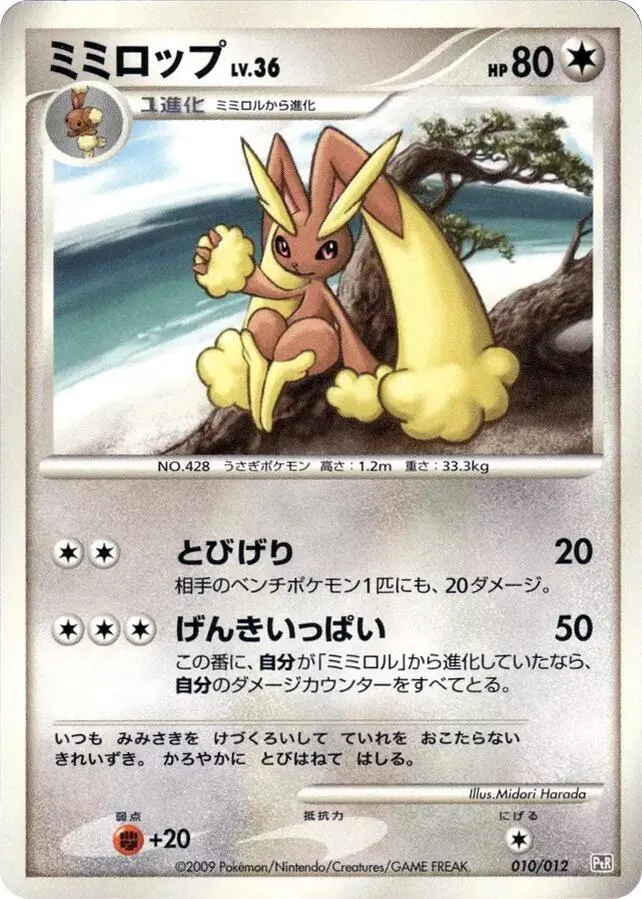 Front of Lopunny 10, コレクションパック レジギガスLV.X Japanese