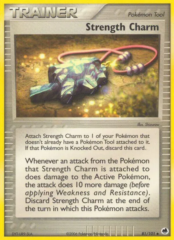 EX Dragon Frontiers 英語版 Strength Charm 81 カード表面